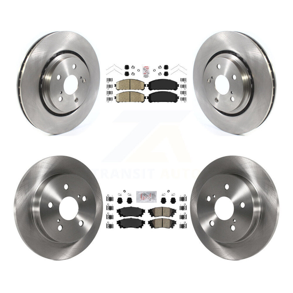 Front Rear Ceramic Pads And Disc Brake Rotors Kit For Toyota Camry Avalon TRD K8A-103156