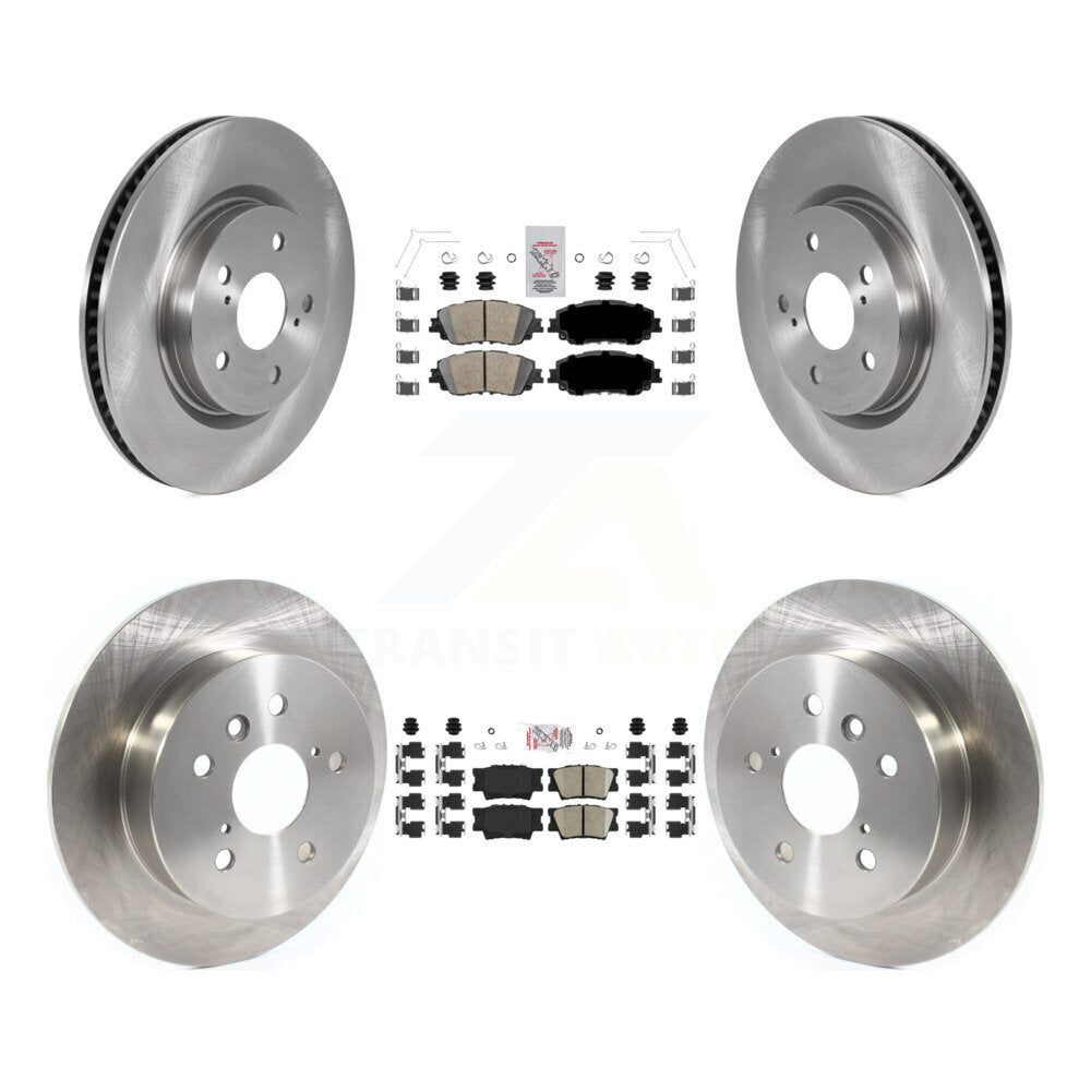Front Rear Ceramic Pads And Disc Brake Rotors Kit For Toyota Camry K8A-103171