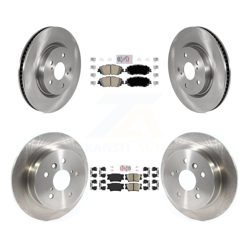 Front Rear Ceramic Pads And Disc Brake Rotors Kit For Toyota Camry K8A-103174