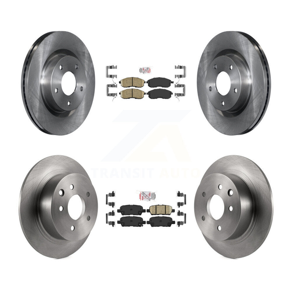 Front Rear Ceramic Pads And Disc Brake Rotors Kit For Nissan Altima K8A-103196