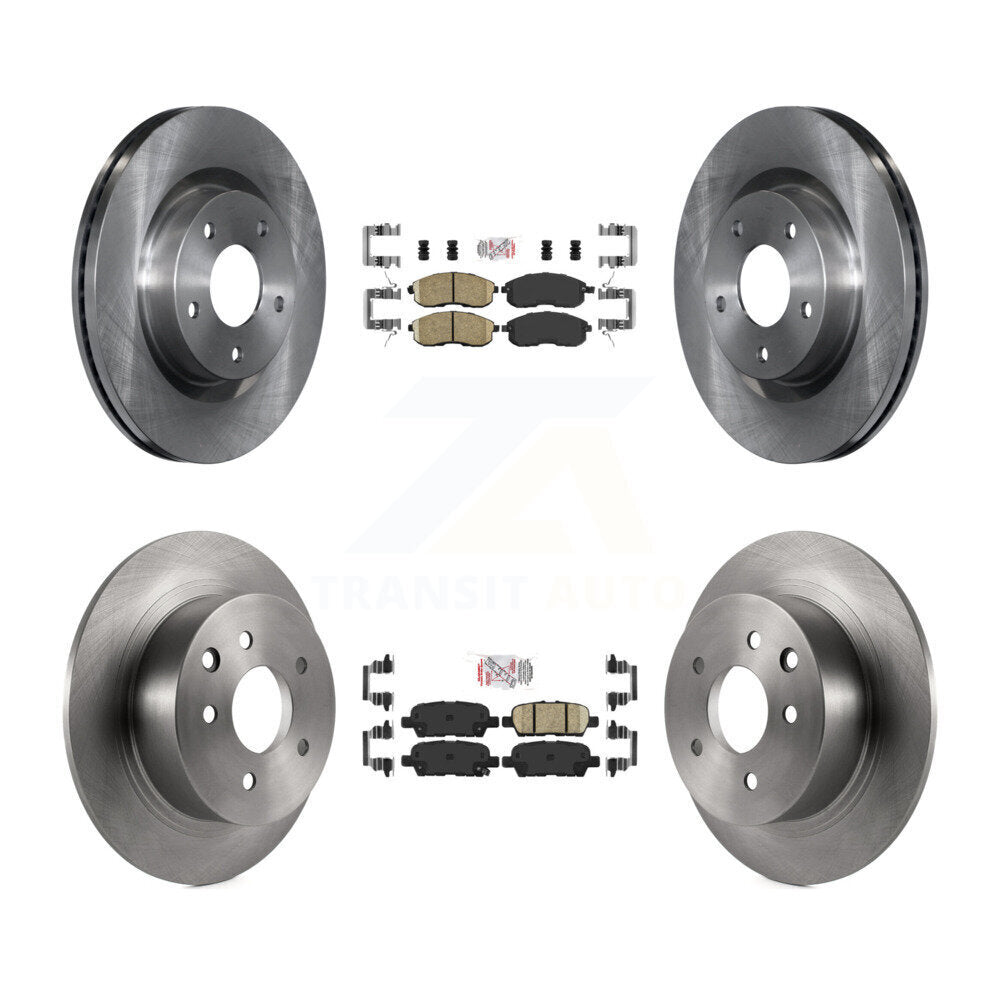 Front Rear Ceramic Pads And Disc Brake Rotors Kit For Nissan Altima K8A-103198
