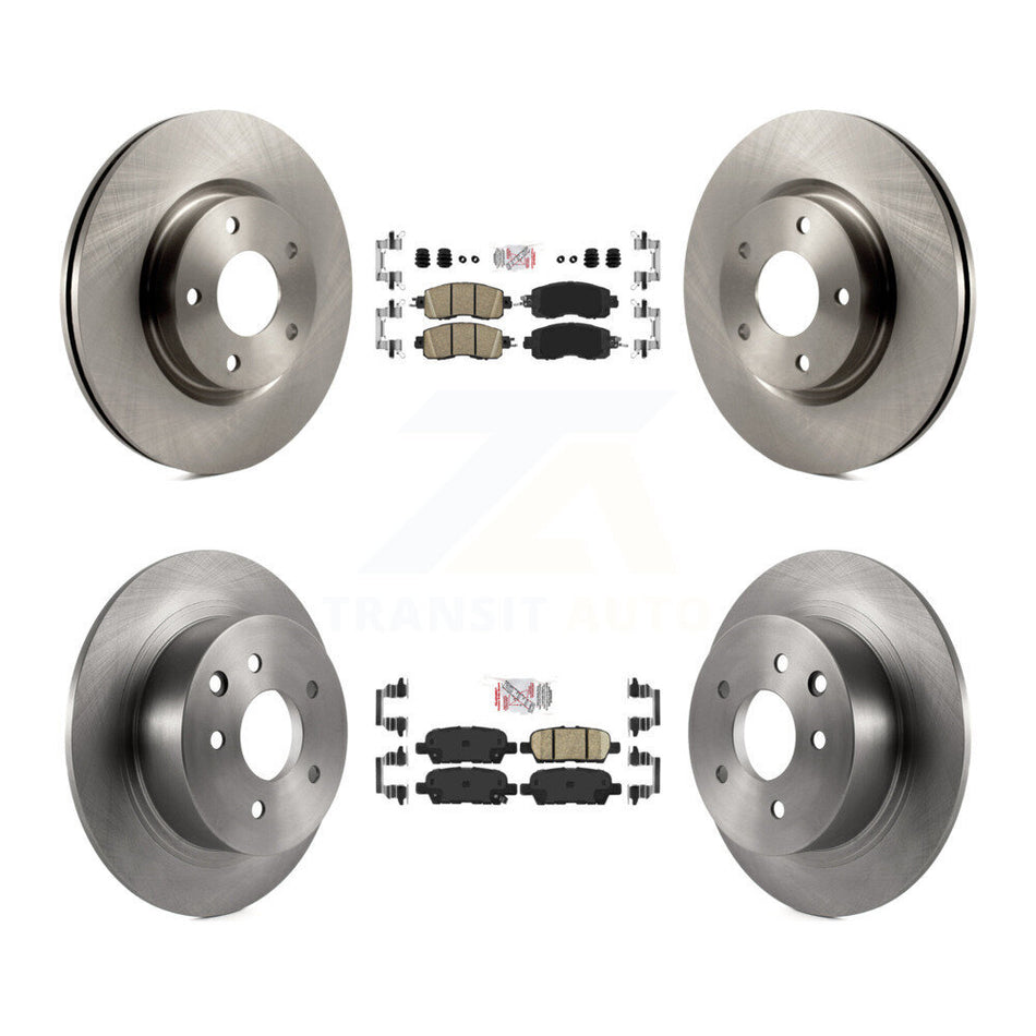 Front Rear Ceramic Pads And Disc Brake Rotors Kit For Nissan Altima K8A-103200