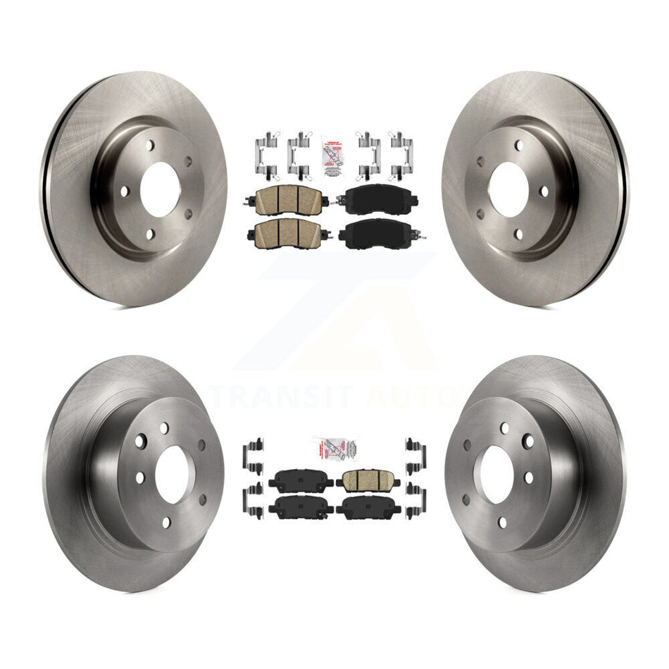 Front Rear Ceramic Pads And Disc Brake Rotors Kit For Nissan Altima K8A-103202