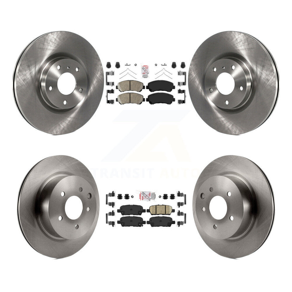 Front Rear Ceramic Pads And Disc Brake Rotors Kit For Nissan Maxima K8A-103212