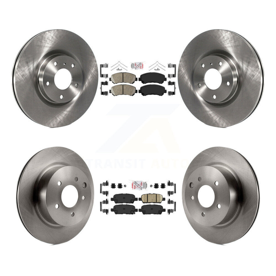 Front Rear Ceramic Pads And Disc Brake Rotors Kit For Nissan Maxima K8A-103214
