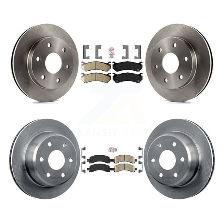 Front Rear Ceramic Pad Brake Rotors Kit For Chevrolet Avalanche 1500 GMC Yukon Express XL K8A-103239