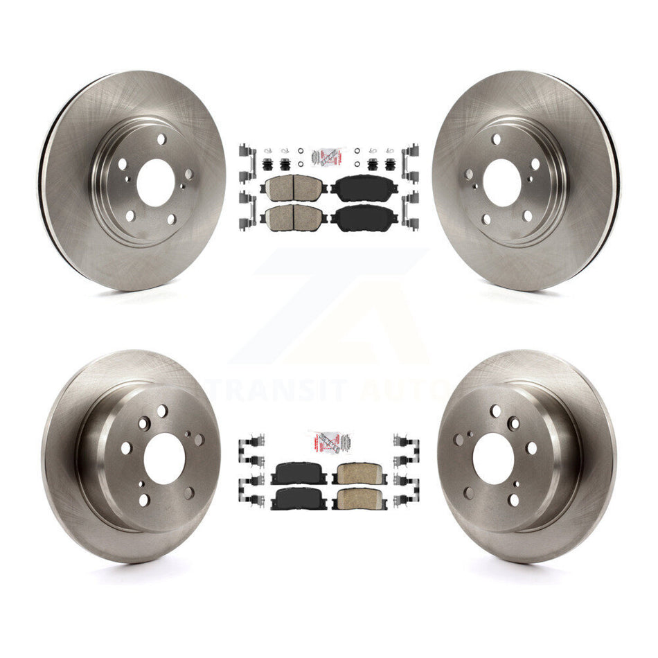 Front Rear Ceramic Pads And Disc Brake Rotors Kit For 2004-2006 Lexus ES330 K8A-103250