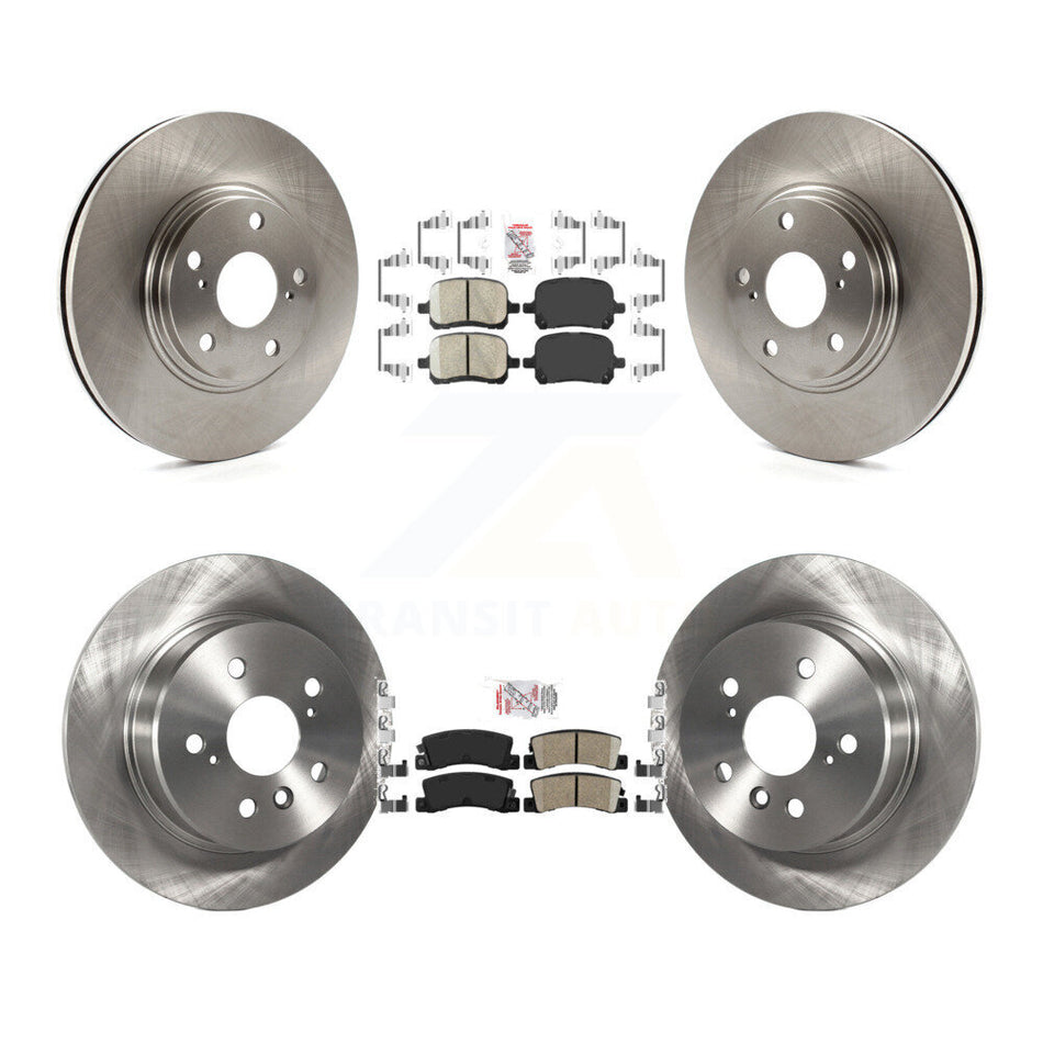 Front Rear Ceramic Pads And Disc Brake Rotors Kit For 1999-2001 Lexus RX300 AWD K8A-103251