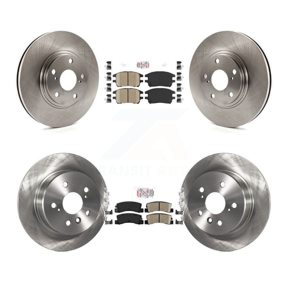 Front Rear Ceramic Pads And Disc Brake Rotors Kit For 2002-2003 Lexus RX300 AWD K8A-103253