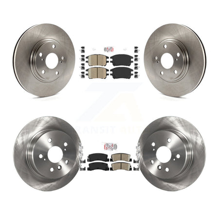 Front Rear Ceramic Pads And Disc Brake Rotors Kit For 2002-2003 Lexus RX300 AWD K8A-103253