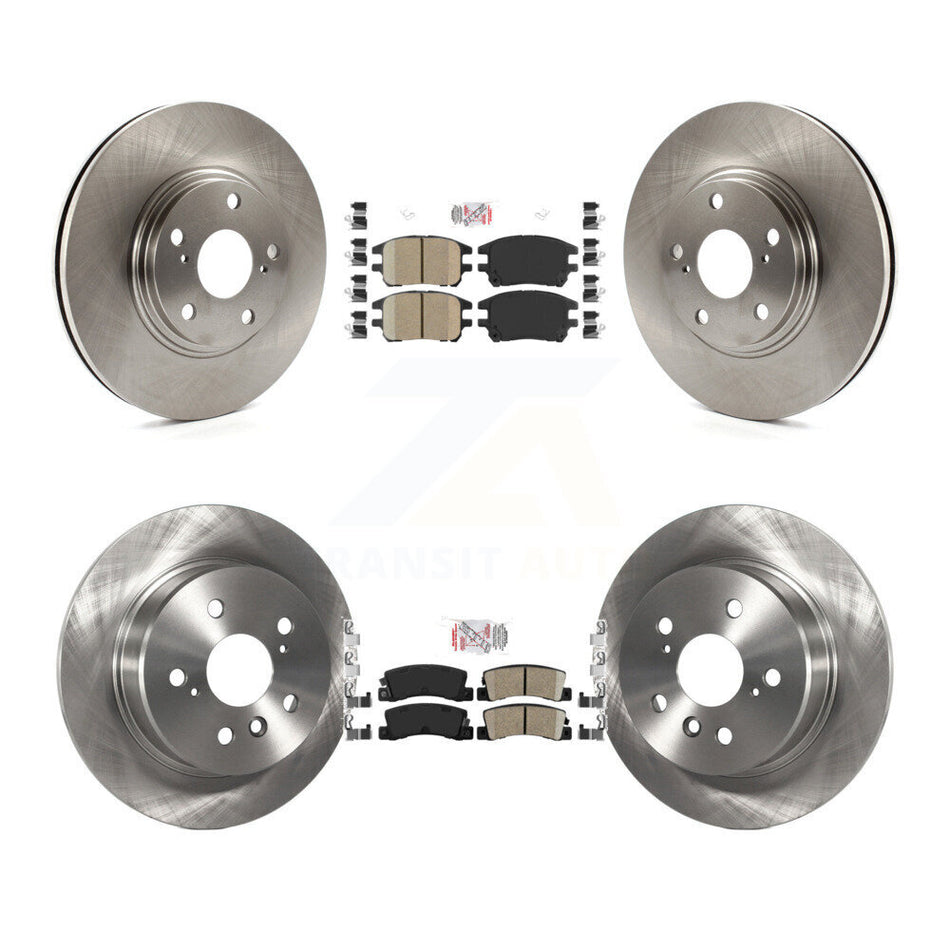 Front Rear Ceramic Pads And Disc Brake Rotors Kit For 2002-2003 Lexus RX300 AWD K8A-103253
