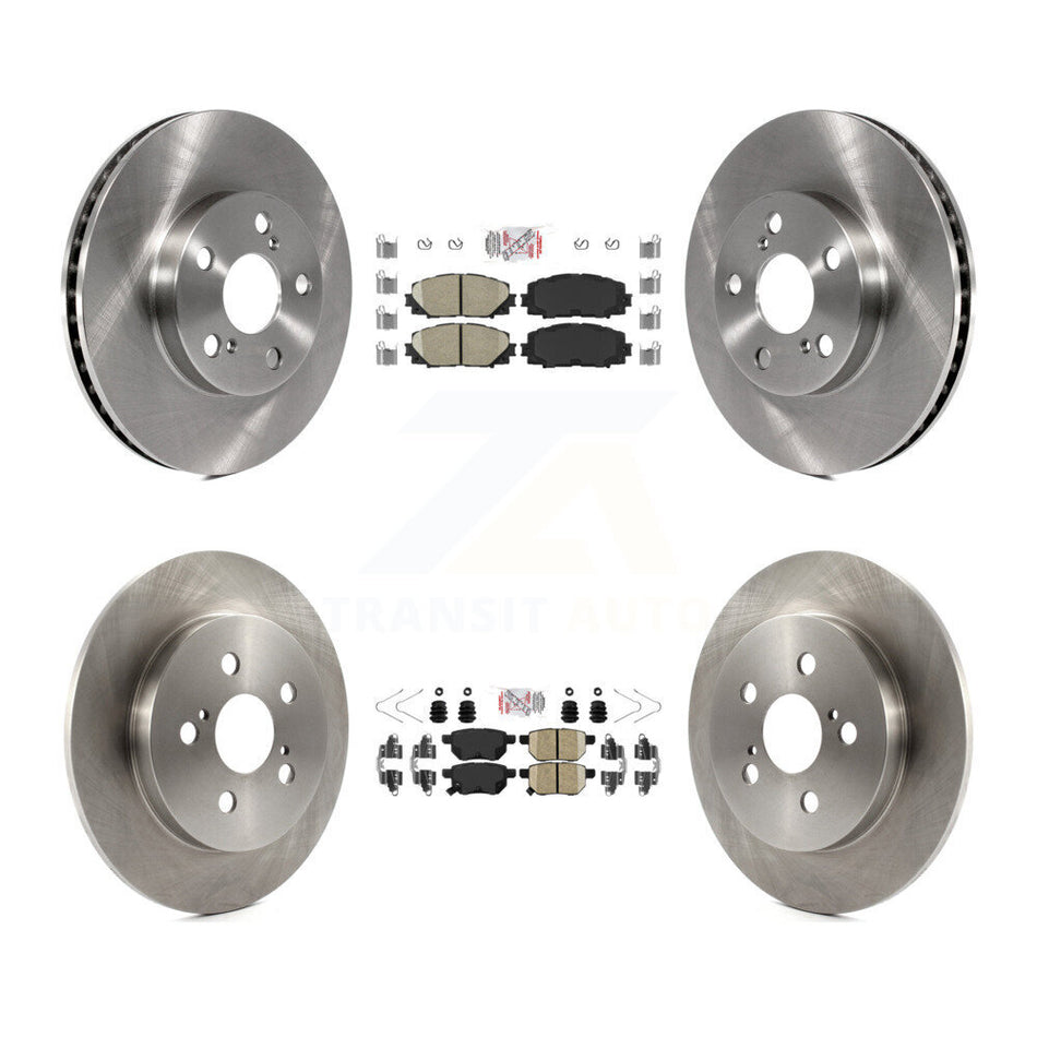 Front Rear Ceramic Pads And Disc Brake Rotors Kit For Toyota Prius Lexus CT200h Plug-In K8A-103263