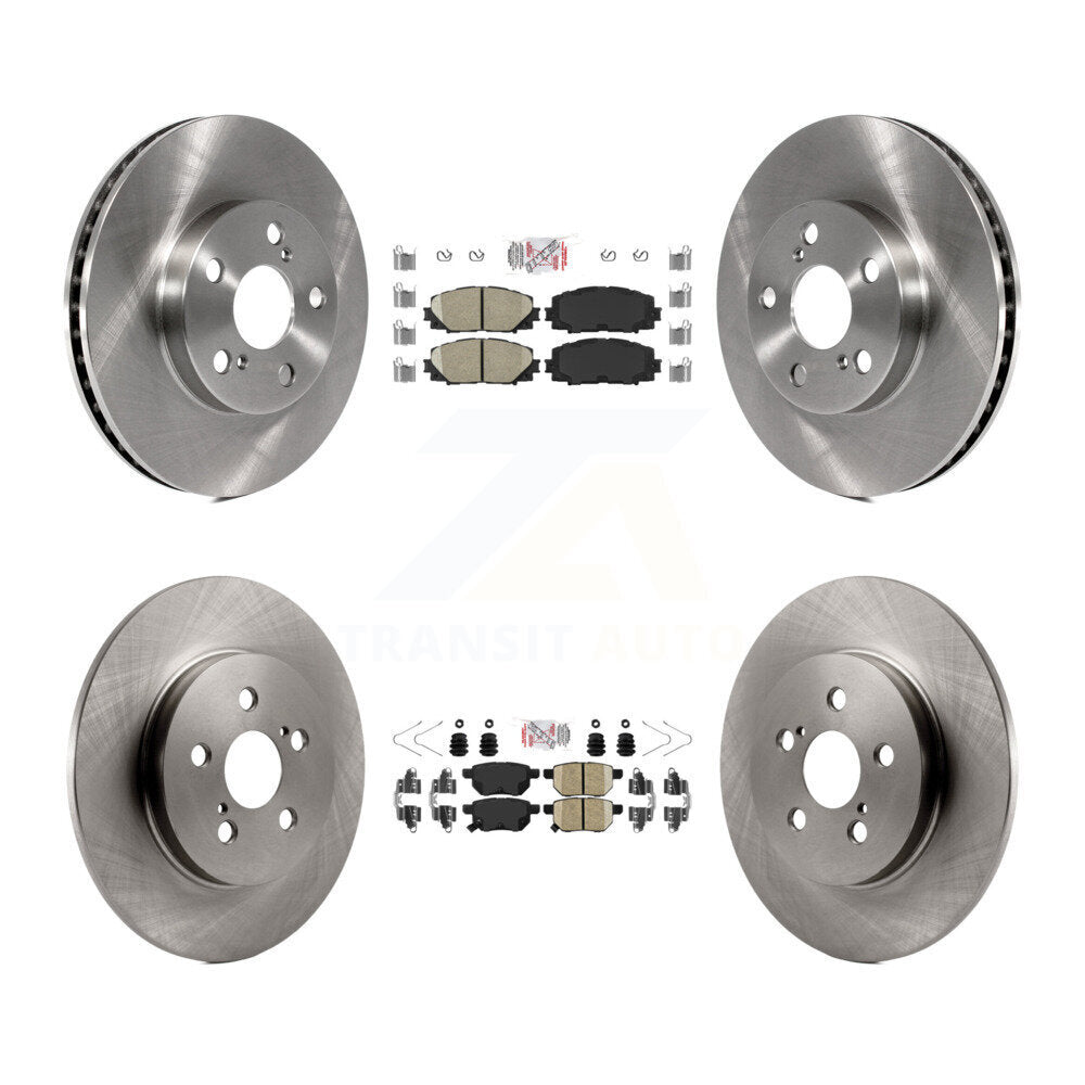 Front Rear Ceramic Pads And Disc Brake Rotors Kit For Lexus CT200h K8A-103265