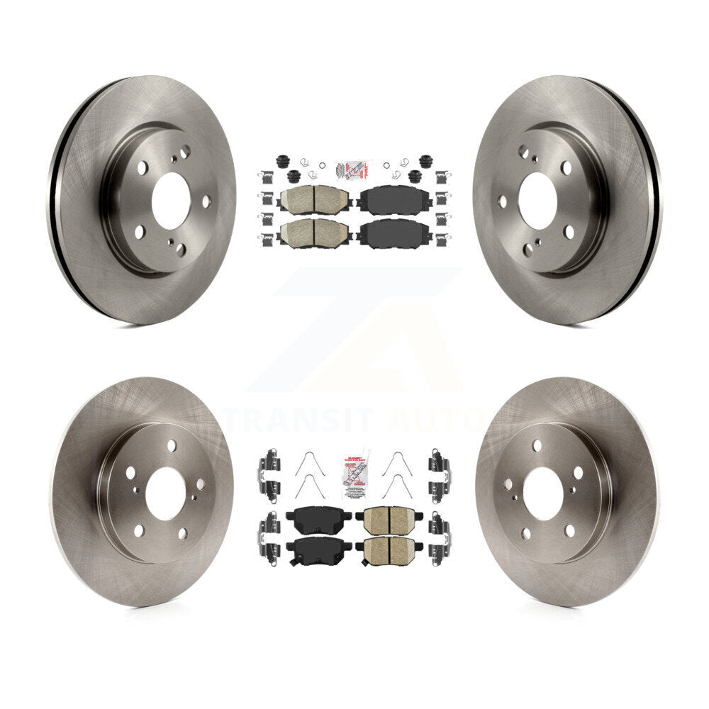Front Rear Ceramic Pads And Disc Brake Rotors Kit For 2008-2015 Scion xB K8A-103271