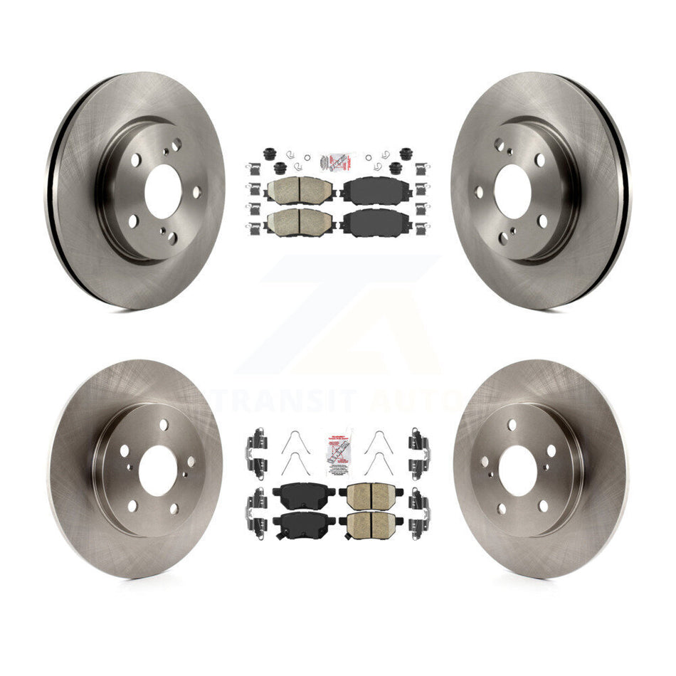 Front Rear Ceramic Pads And Disc Brake Rotors Kit For 2008-2015 Scion xB K8A-103271