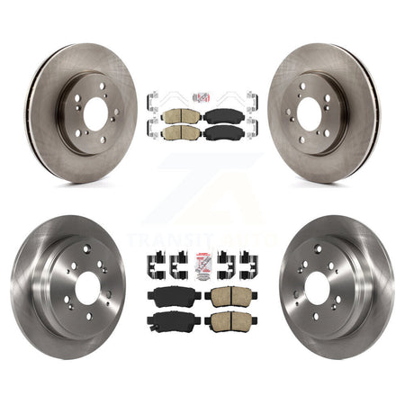 Front Rear Ceramic Pads And Disc Brake Rotors Kit For 2005-2010 Honda Odyssey K8A-103279