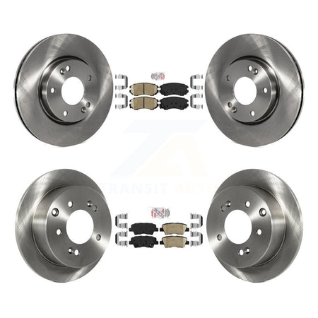 Front Rear Ceramic Pads And Disc Brake Rotors Kit For 2012-2013 Kia Soul K8A-103286