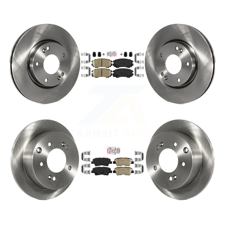 Front Rear Ceramic Pads And Disc Brake Rotors Kit For 2012-2013 Kia Soul K8A-103288
