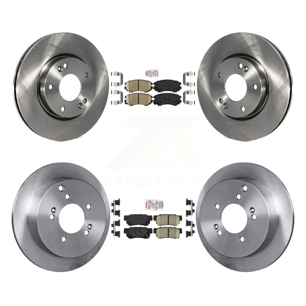 Front Rear Ceramic Pads And Disc Brake Rotors Kit For Hyundai Tucson Kia Sportage K8A-103294