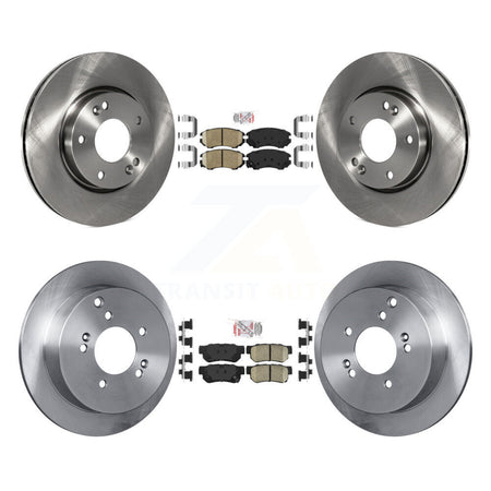 Front Rear Ceramic Pads And Disc Brake Rotors Kit For Hyundai Tucson Kia Sportage K8A-103294