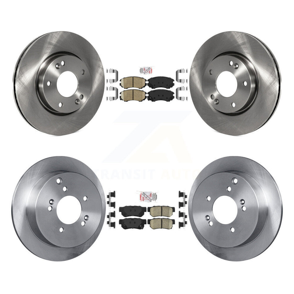 Front Rear Ceramic Pads And Disc Brake Rotors Kit For Hyundai Tucson Kia Sportage K8A-103294
