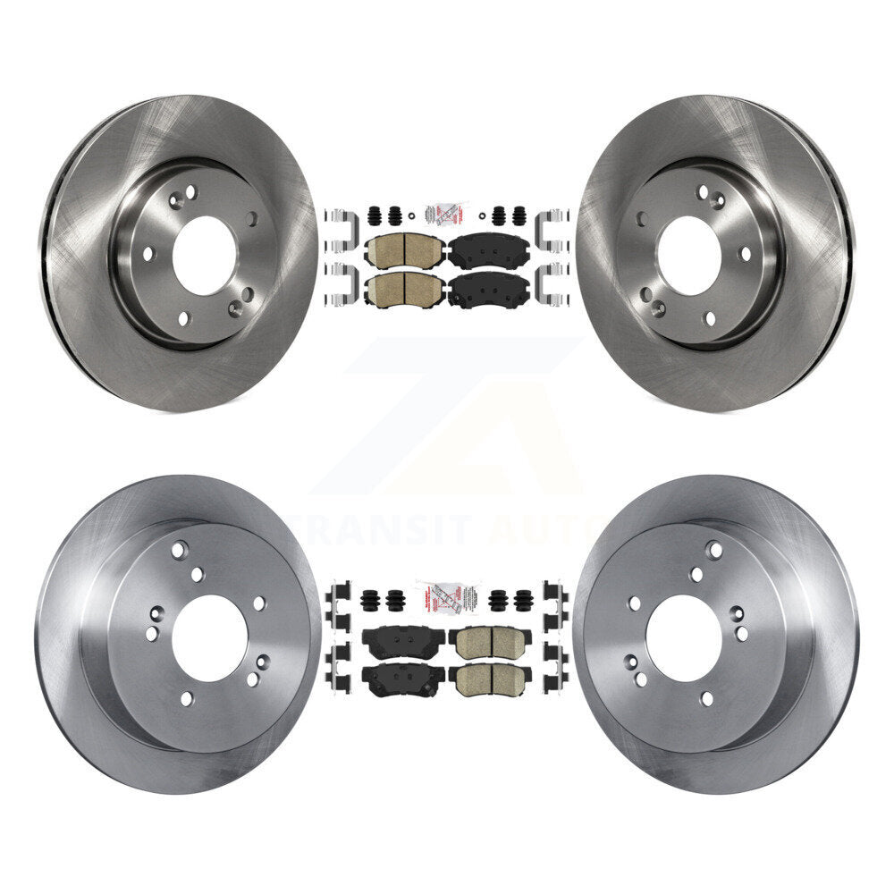Front Rear Ceramic Pads And Disc Brake Rotors Kit For Hyundai Tucson Kia Sportage K8A-103295