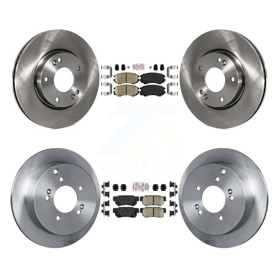 Front Rear Ceramic Pads And Disc Brake Rotors Kit For Hyundai Tucson Kia Sportage K8A-103295