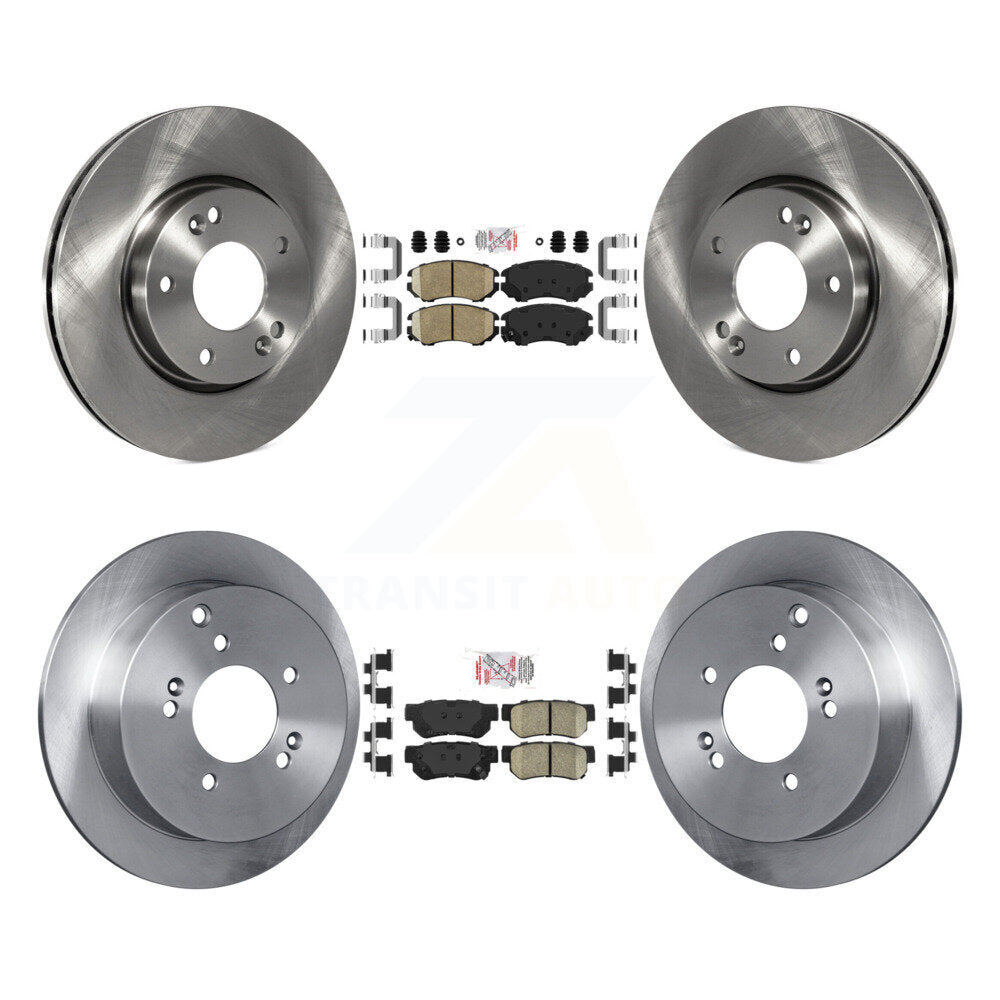 Front Rear Ceramic Pads And Disc Brake Rotors Kit For Hyundai Tucson Kia Sportage K8A-103296
