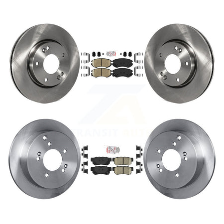 Front Rear Ceramic Pads And Disc Brake Rotors Kit For Hyundai Tucson Kia Sportage K8A-103296