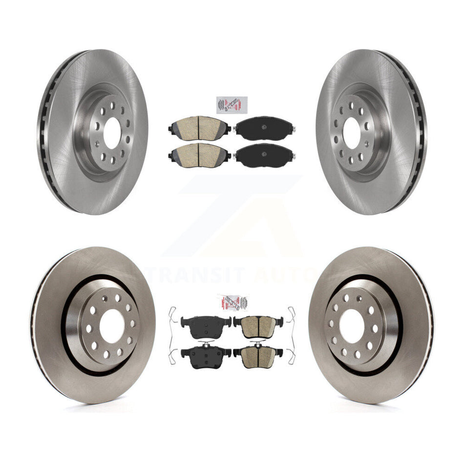 Front Rear Ceramic Pad Brake Rotor Kit For Audi Q3 Volkswagen Golf R Arteon S3 A3 Quattro K8A-103320