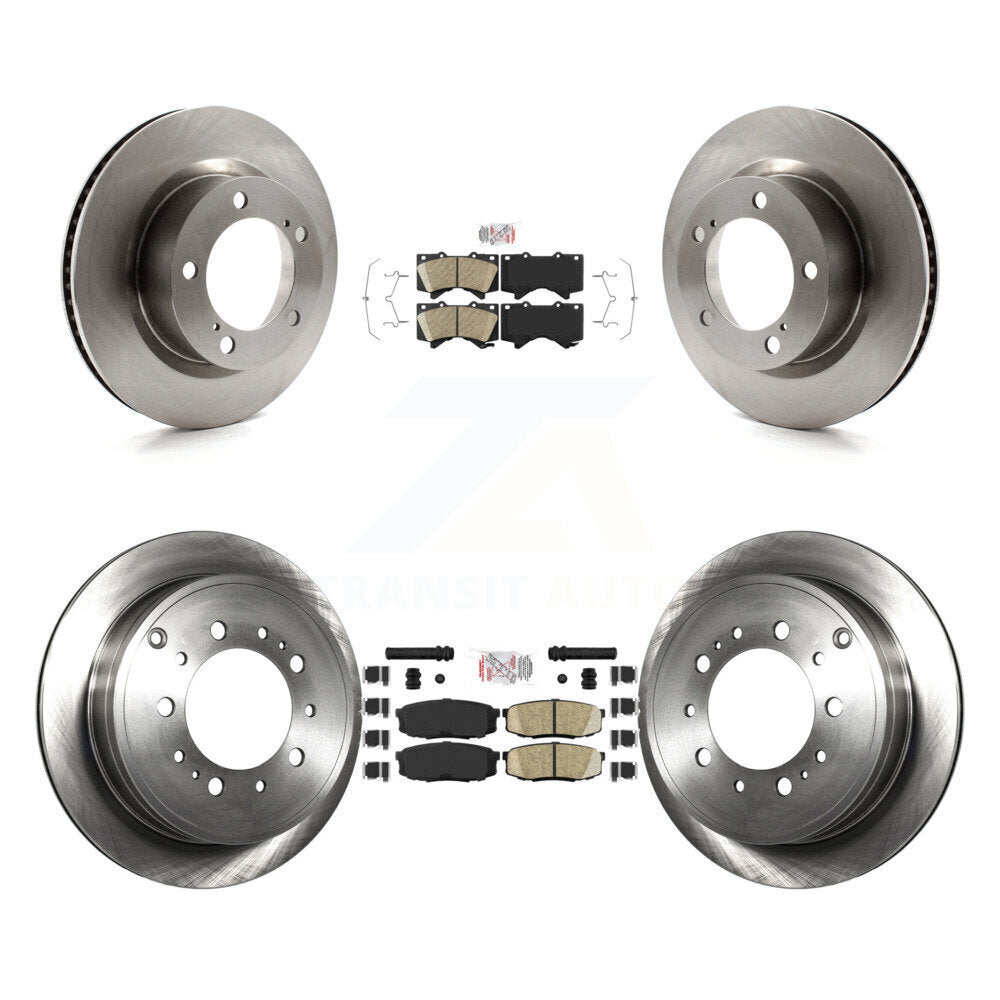 Front Rear Ceramic Pads And Disc Brake Rotors Kit For Lexus LX570 Toyota Land Cruiser K8A-103372