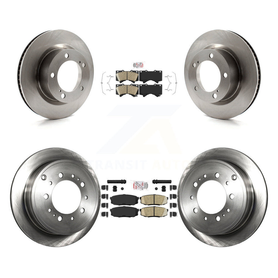 Front Rear Ceramic Pads And Disc Brake Rotors Kit For Lexus LX570 Toyota Land Cruiser K8A-103372