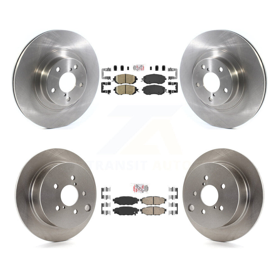 Front Rear Ceramic Pads And Disc Brake Rotors Kit For Subaru Forester XV Crosstrek K8A-103374