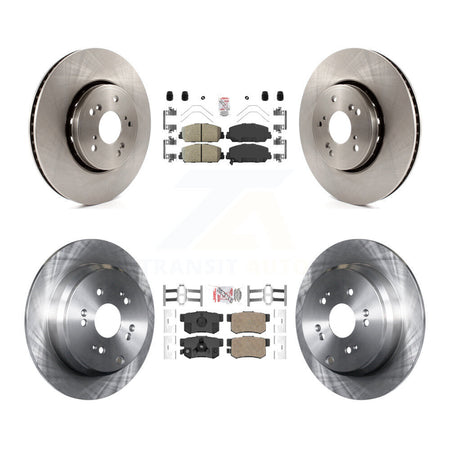 Front Rear Ceramic Pads And Disc Brake Rotors Kit For 2013-2018 Acura RDX K8A-103379