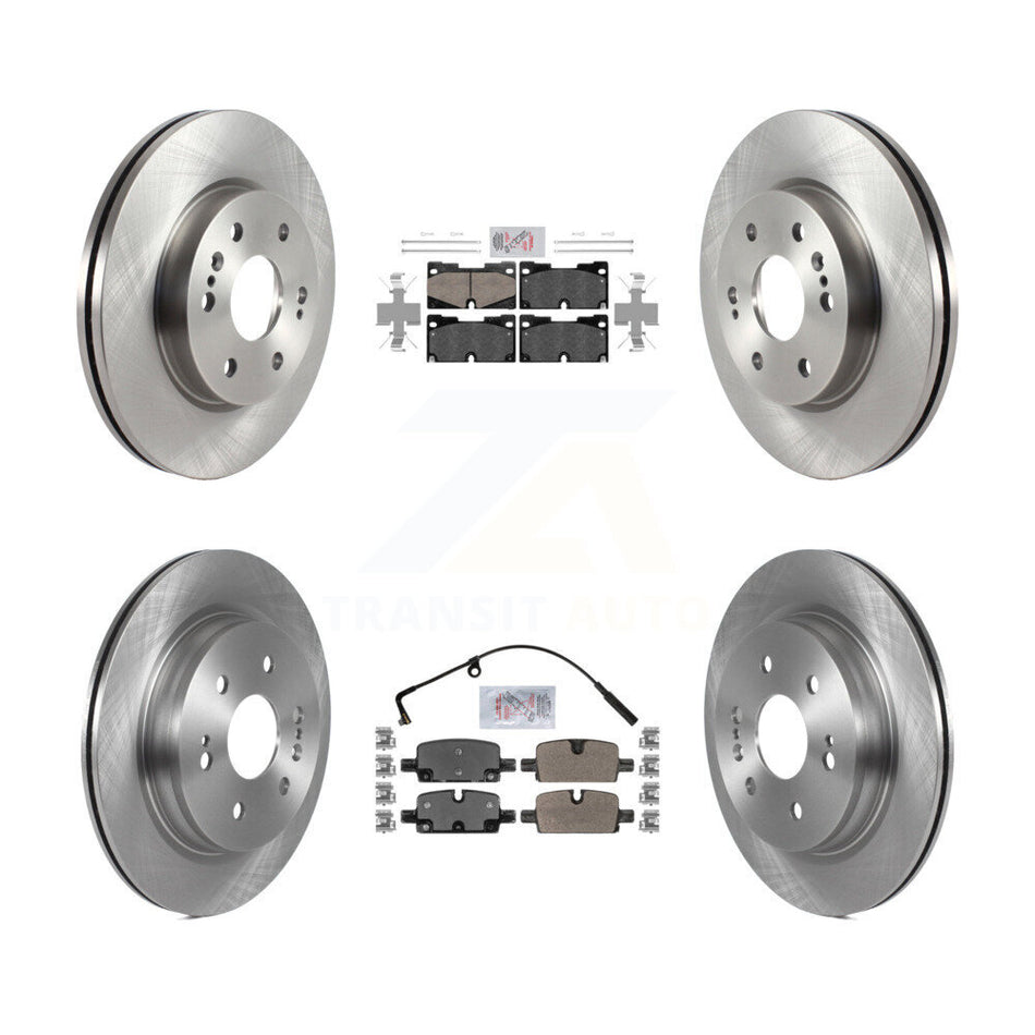 Front Ceramic Rear Semi-Metallic Pad Brake Rotors Kit For GMC Chevrolet Silverado 1500 XL K8A-103412