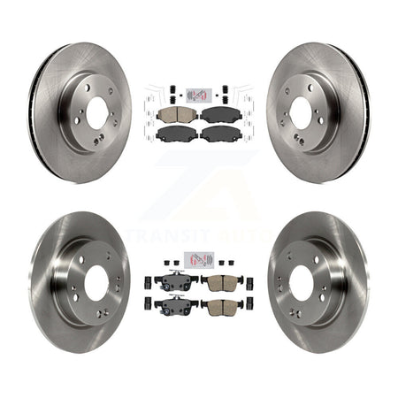 Front Rear Ceramic Pads And Disc Brake Rotors Kit For Honda Civic K8A-103435