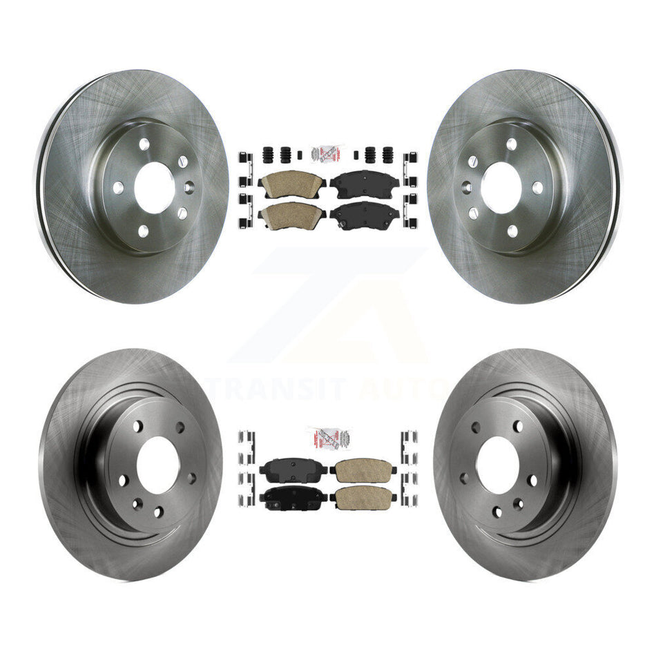 Front Rear Ceramic Pad Brake Rotor Kit For Chevrolet Cruze With 292mm Diameter K8A-103442