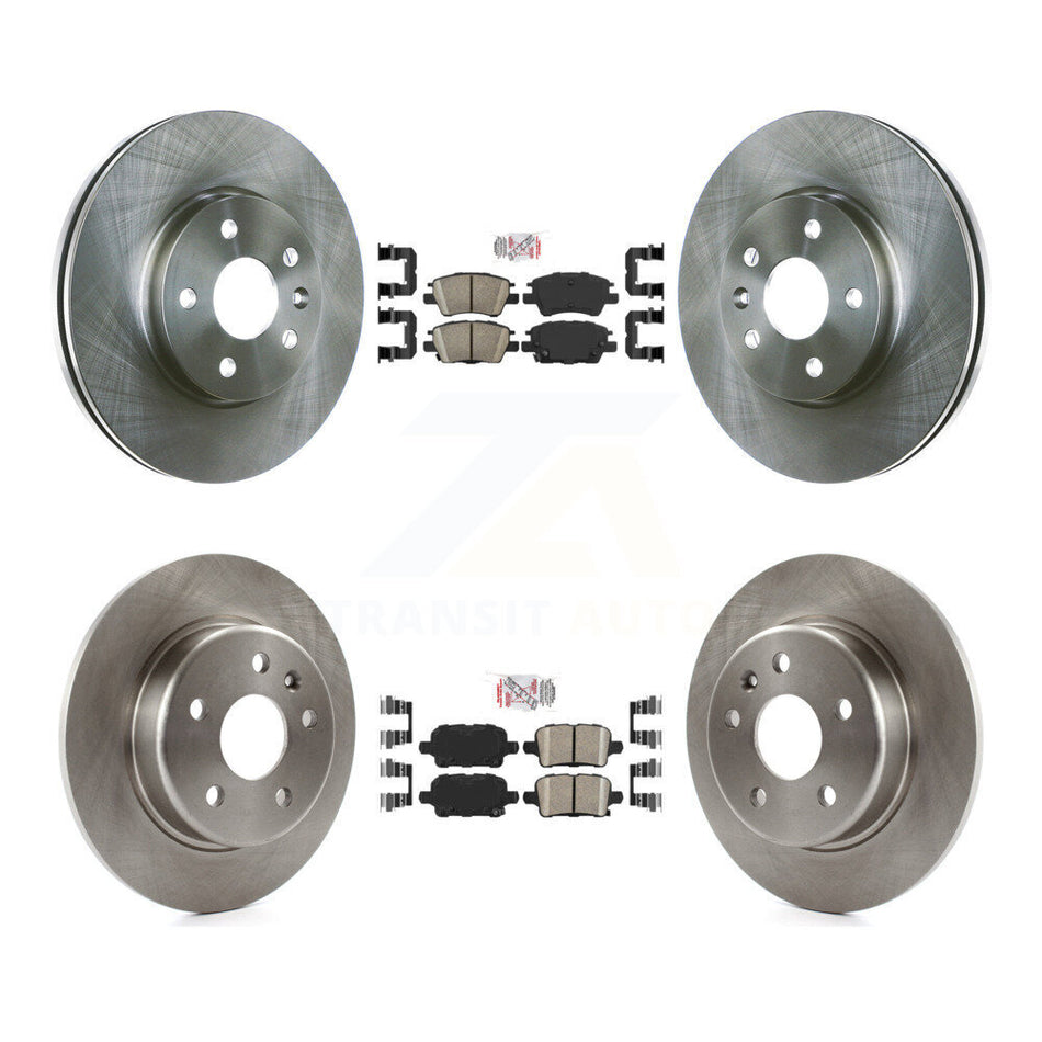 Front Rear Ceramic Pads And Disc Brake Rotors Kit For Chevrolet Cruze Bolt EV Volt EUV K8A-103443