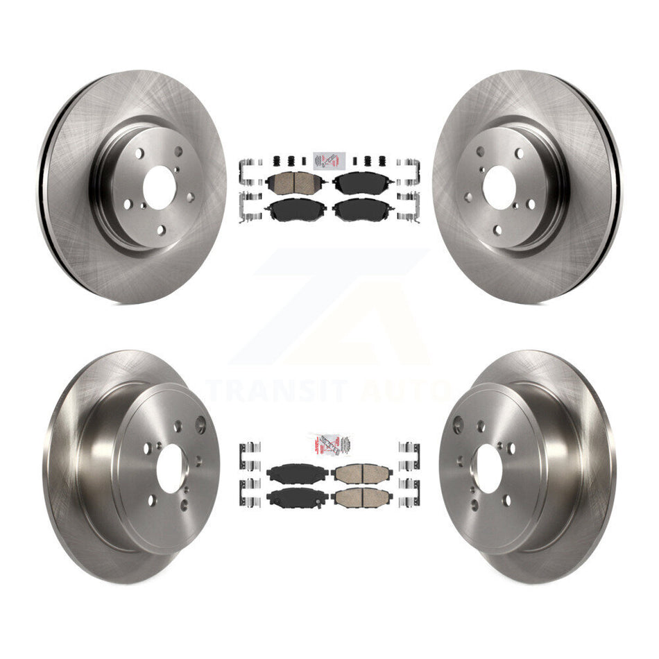 Front Rear Ceramic Pads And Disc Brake Rotors Kit For Subaru WRX K8A-103459