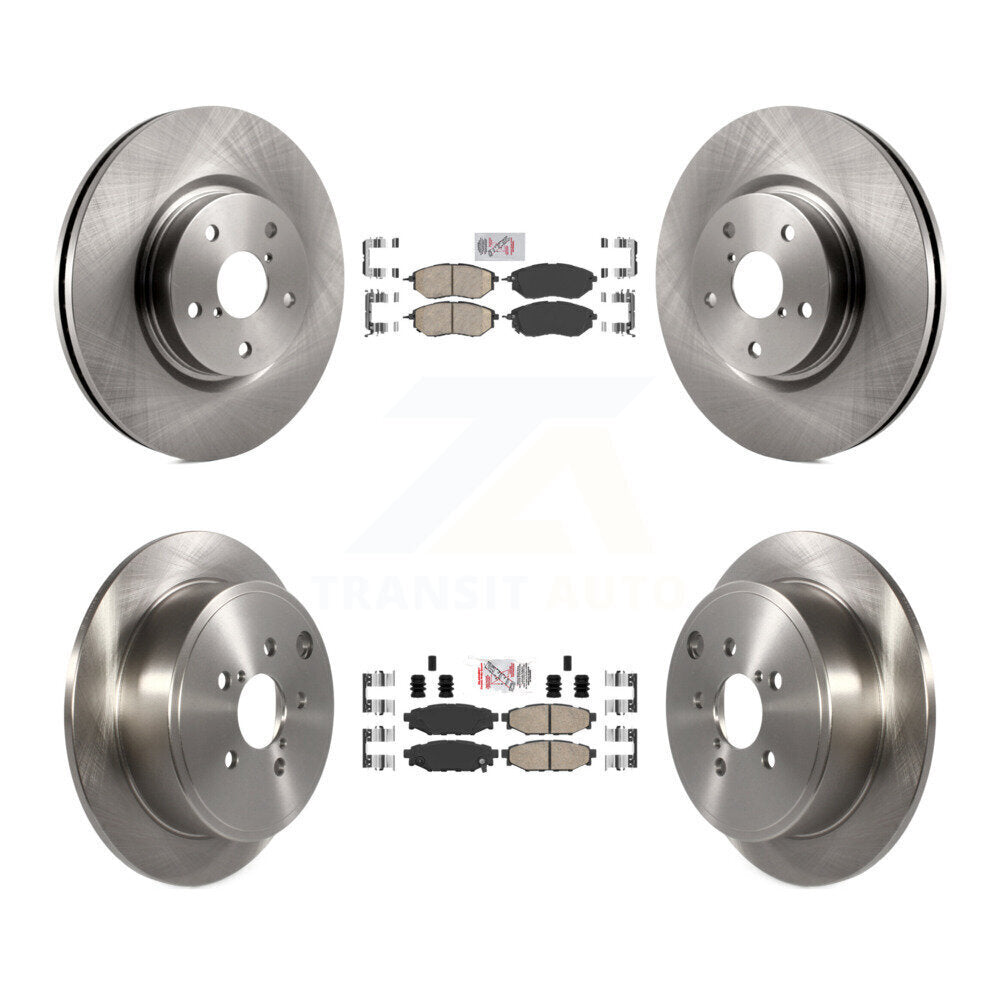 Front Rear Ceramic Pads And Disc Brake Rotors Kit For Subaru WRX K8A-103460