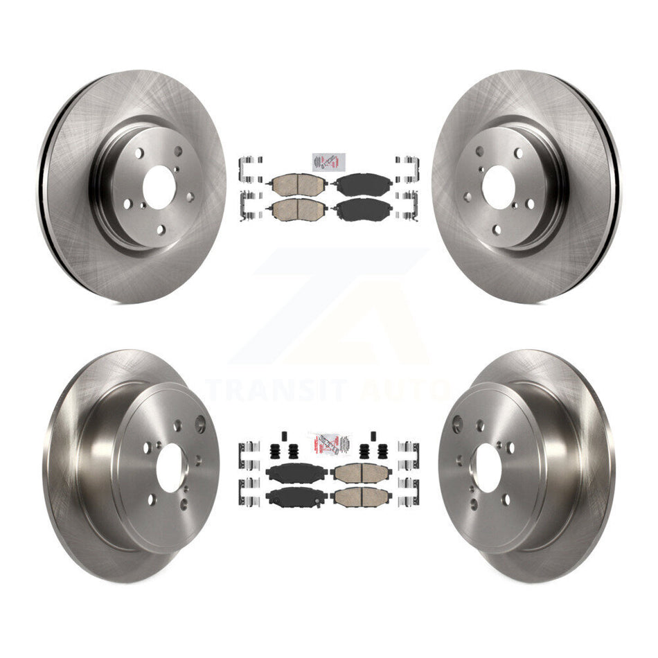 Front Rear Ceramic Pads And Disc Brake Rotors Kit For Subaru WRX K8A-103460
