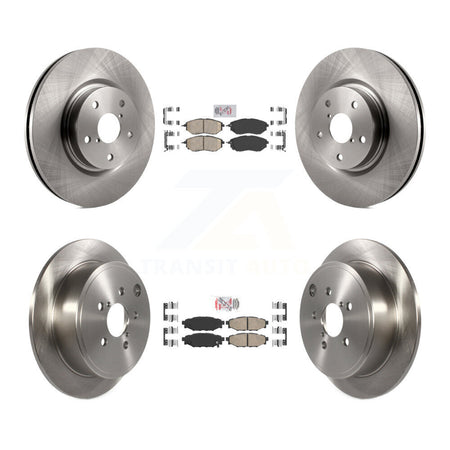 Front Rear Ceramic Pads And Disc Brake Rotors Kit For Subaru WRX K8A-103461