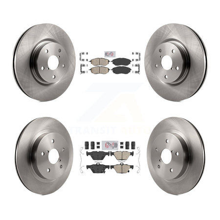 Front Rear Ceramic Pads And Disc Brake Rotors Kit For Subaru Outback WRX Legacy K8A-103464