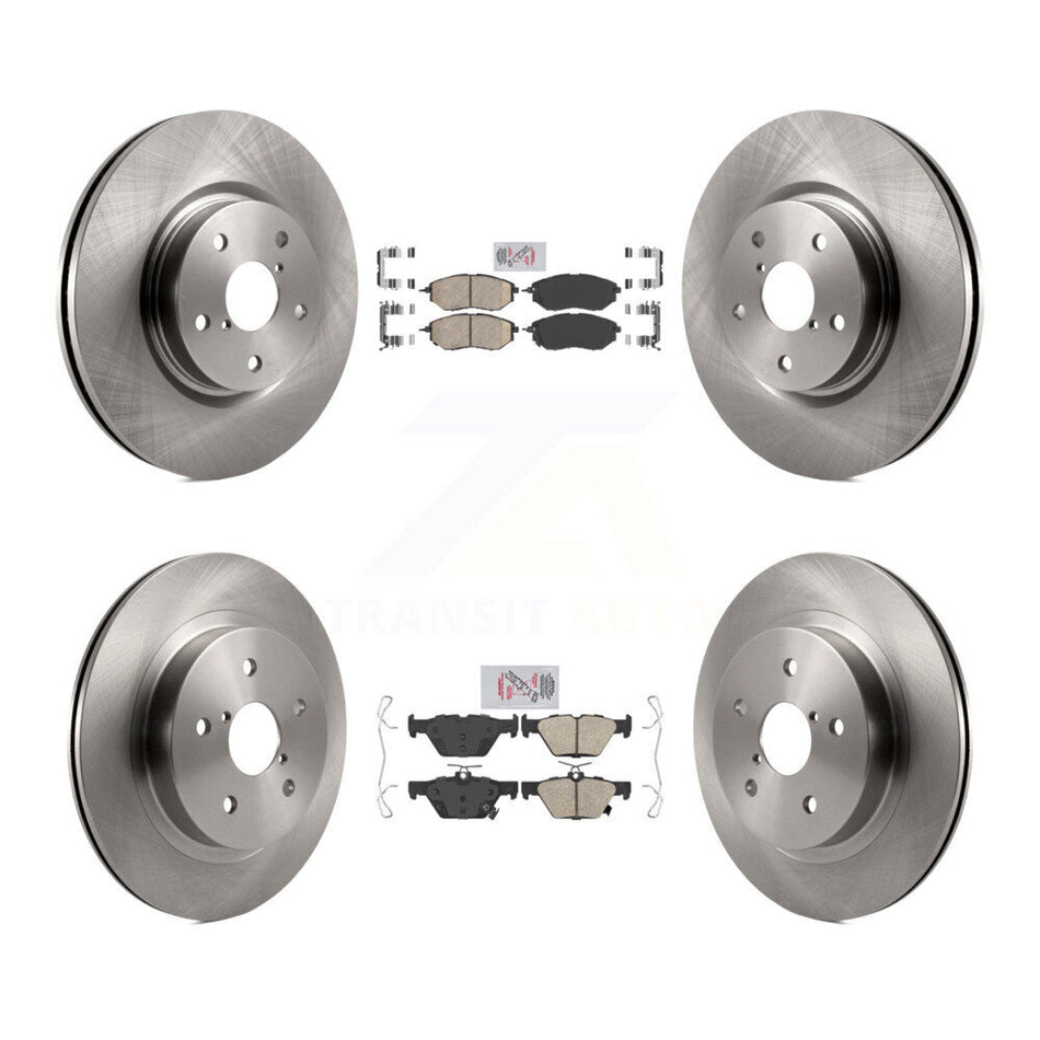 Front Rear Ceramic Pads And Disc Brake Rotors Kit For Subaru Outback WRX Legacy K8A-103465