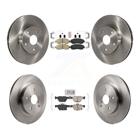 Front Rear Ceramic Pads And Disc Brake Rotors Kit For 2016-2019 Subaru Legacy 2.5L K8A-103469