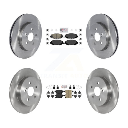 Front Rear Ceramic Pad Brake Rotors Kit For Toyota Corolla 2.0L With Manual Parking K8A-103470