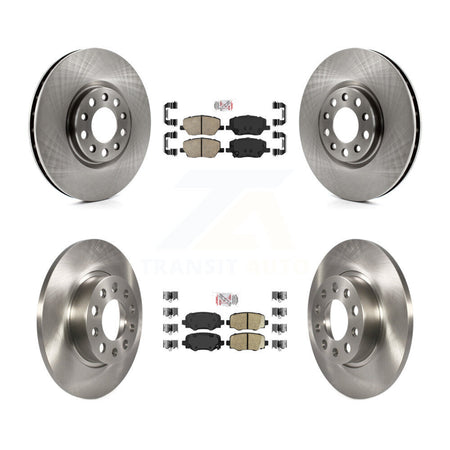 Front Rear Ceramic Pads And Disc Brake Rotors Kit For Jeep Renegade Fiat 500X K8A-103483