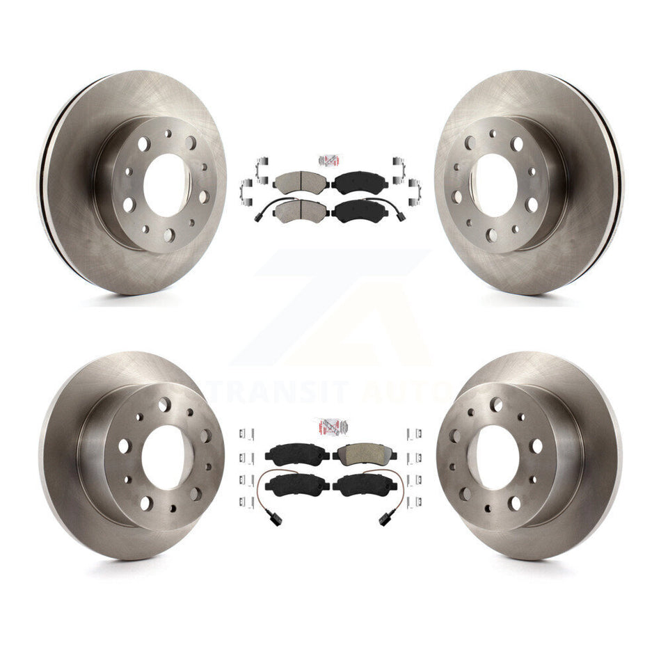Front Rear Semi-Metallic Pad & Brake Rotor Kit For 2014-2020 Ram ProMaster 2500 3500 1500 K8A-103515