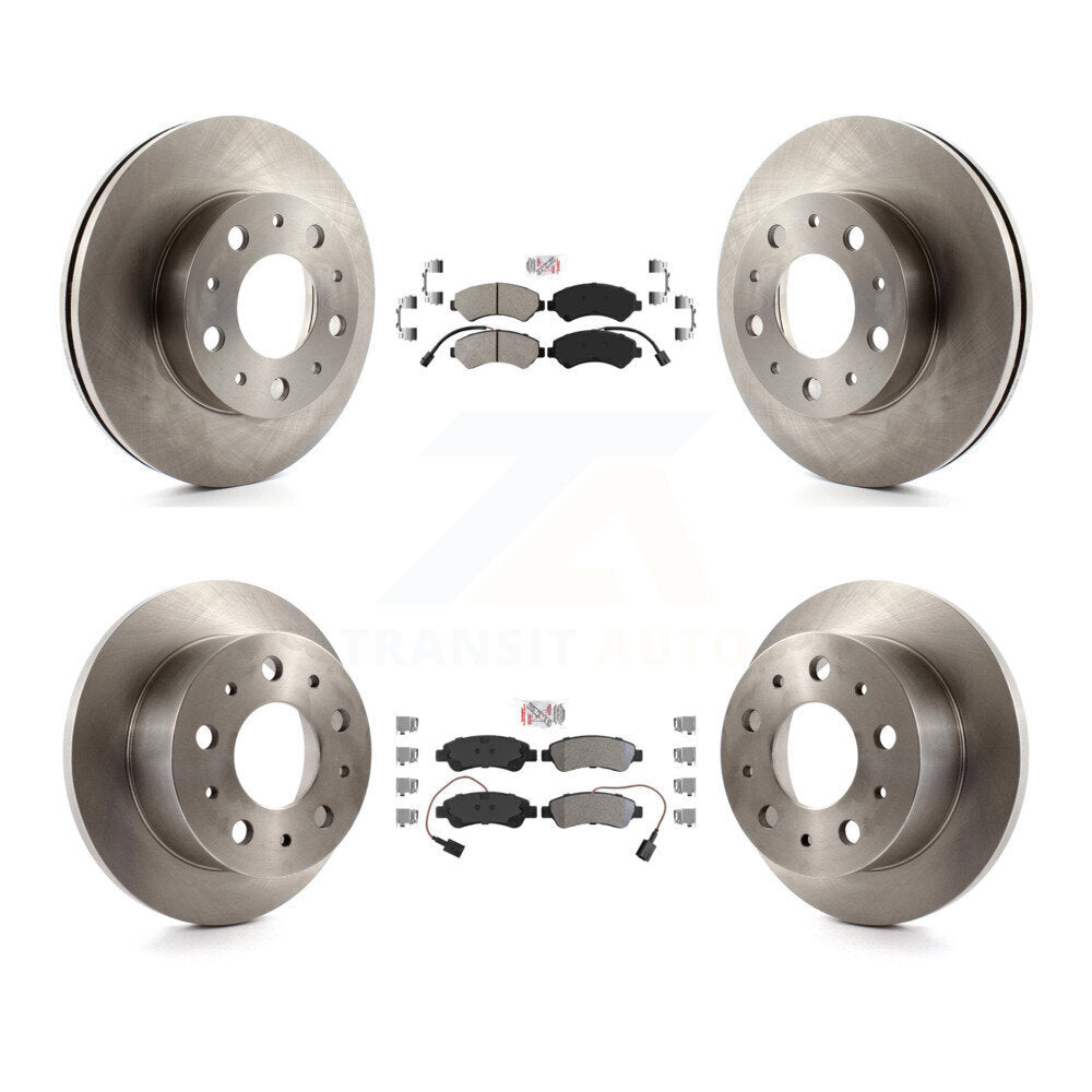 Front Rear Semi-Metallic Pad & Brake Rotor Kit For 2014-2020 Ram ProMaster 2500 3500 1500 K8A-103518