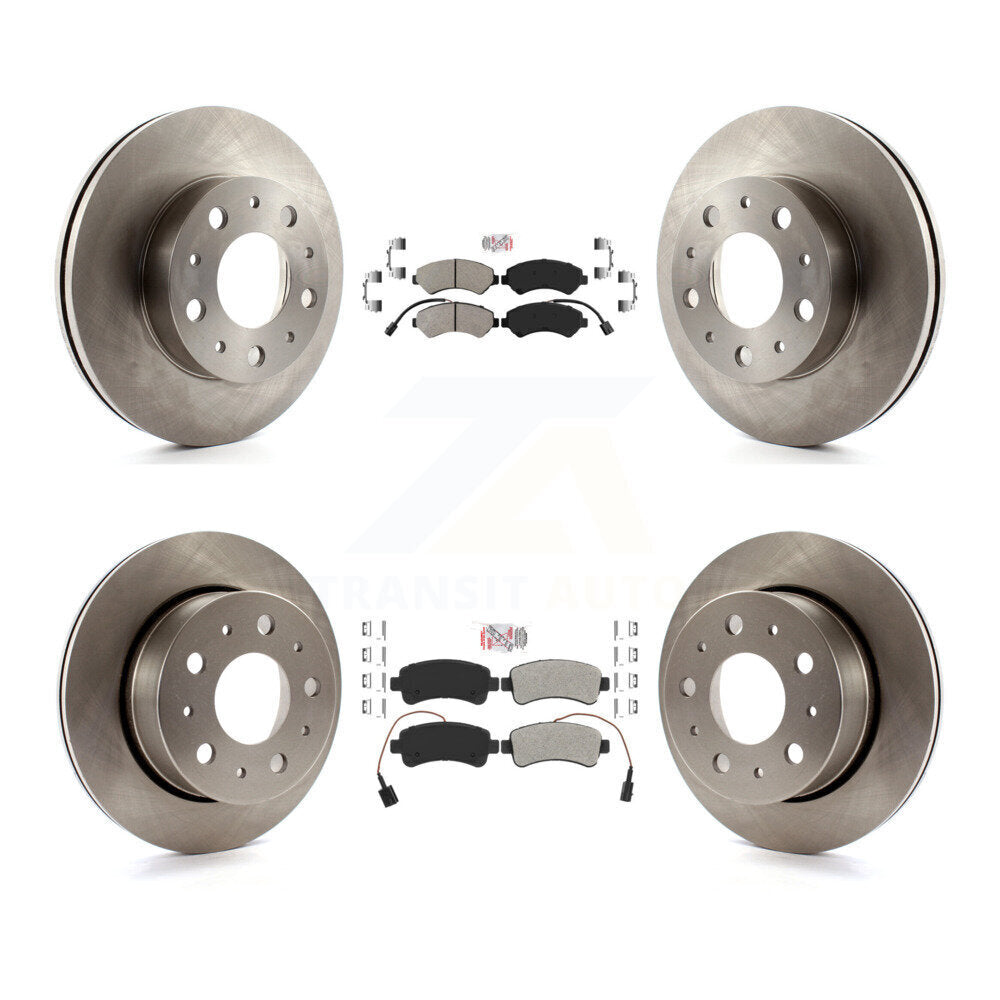 Front Rear Semi-Metallic Pad & Brake Rotor Kit For 2014-2020 Ram ProMaster 2500 3500 1500 K8A-103520